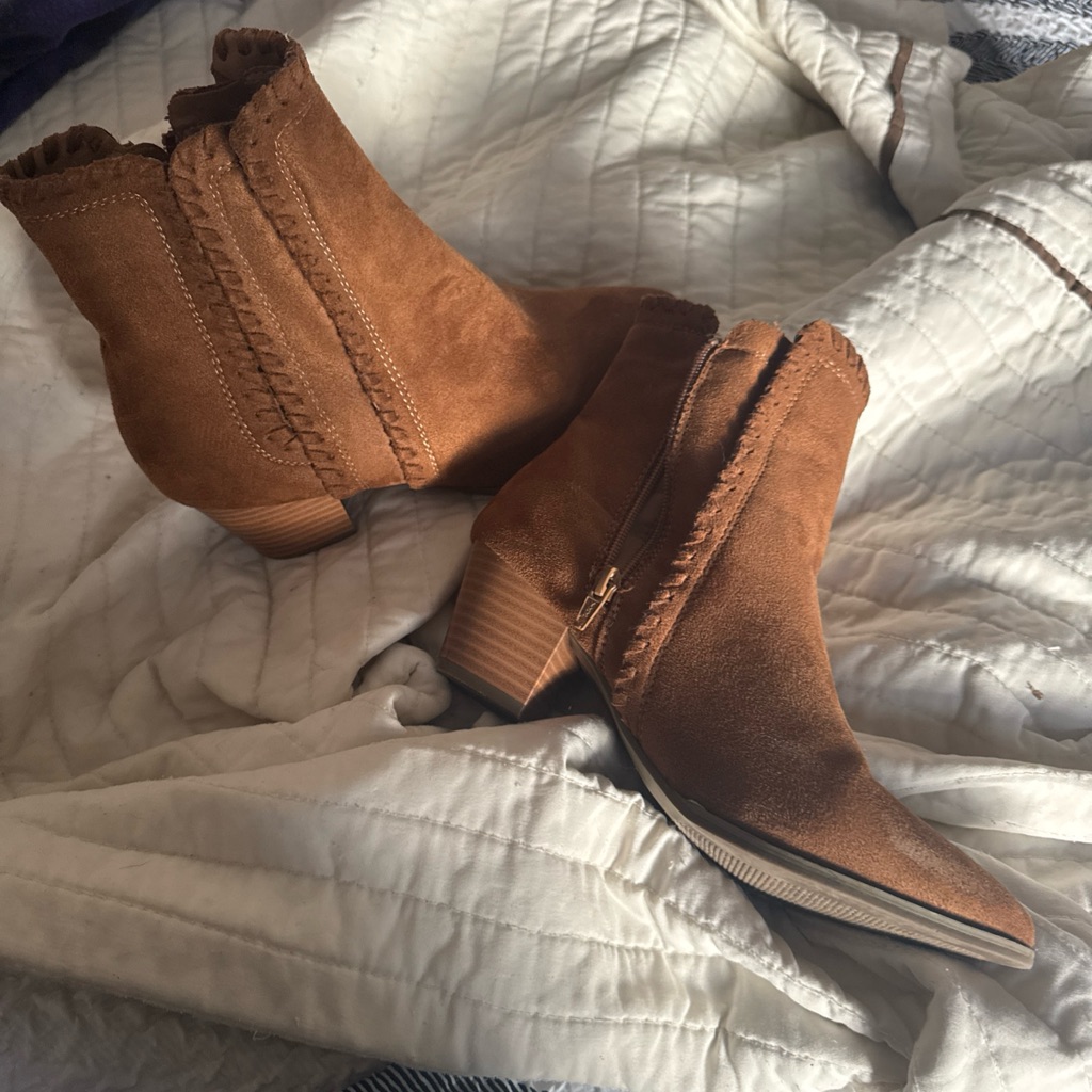 Cato Brown Ankle Booties